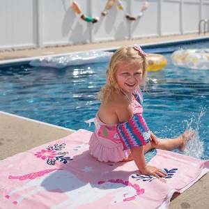 Wildkin Magical Unicorns 100% Cotton Beach Towel<Oriental Trading Best