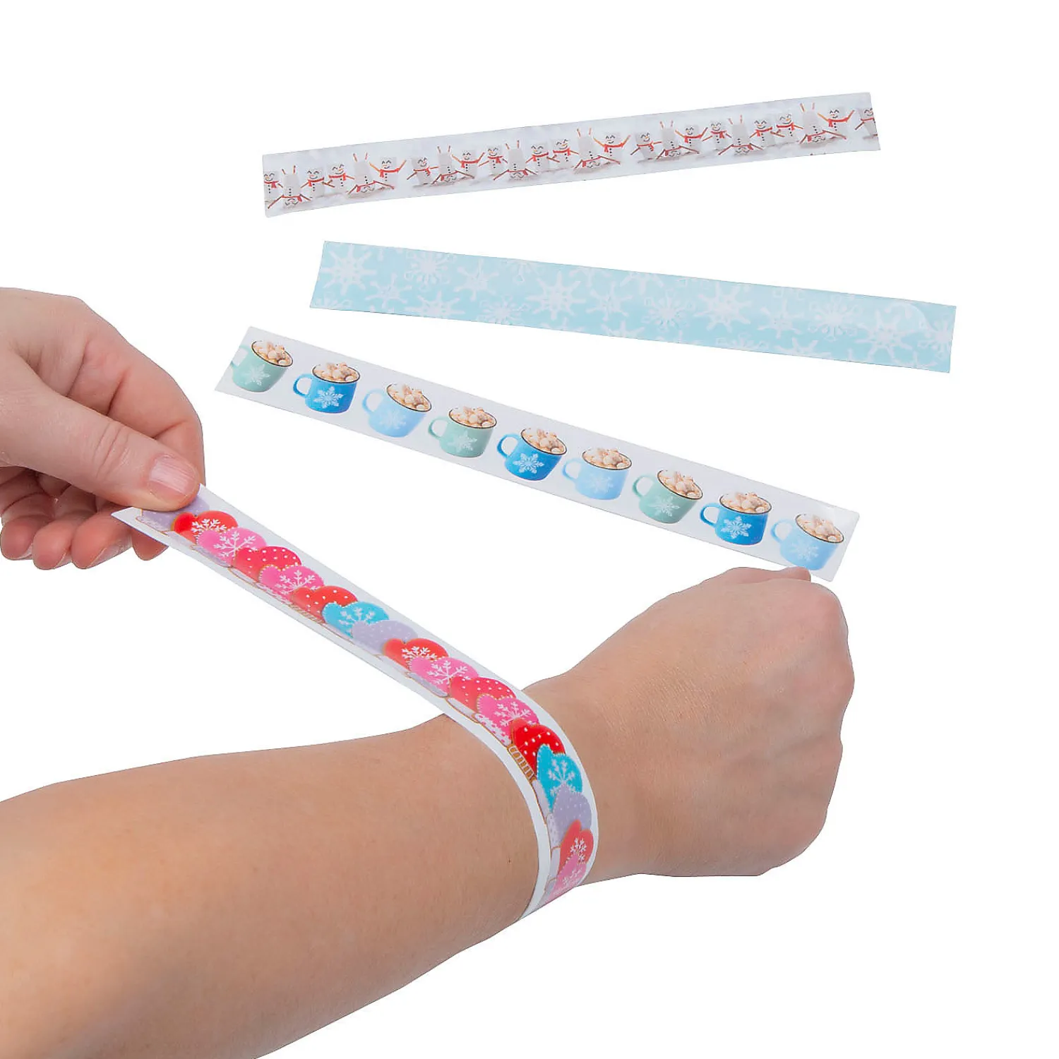 winter_realistic_slap_bra_0.webp Oriental Trading Bracelets*Winter Realistic Slap Bracelets - 12 Pc.