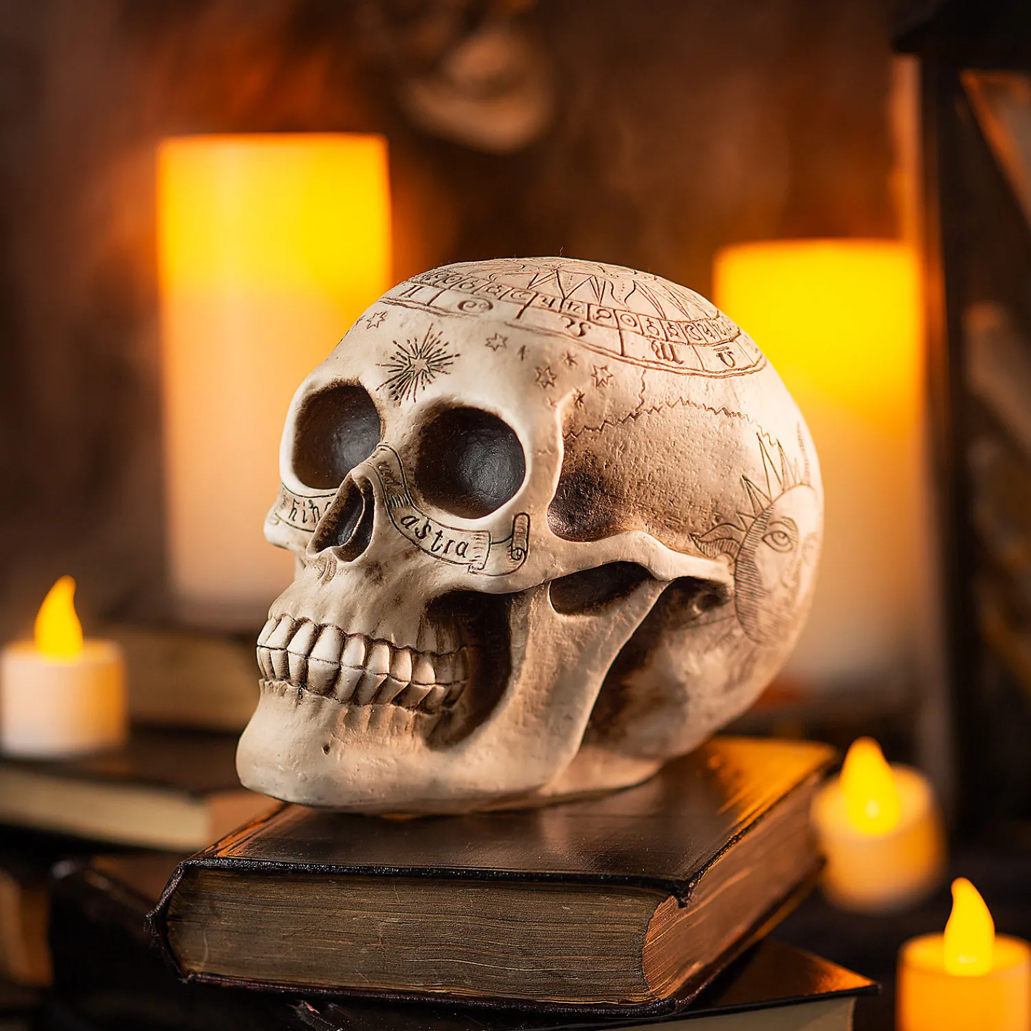 withchcraft_skull_hallowe_0.webp Withchcraft Skull Halloween Decoration<Oriental Trading Shop