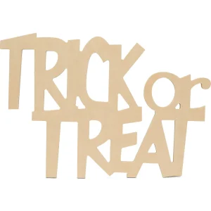 Woodpeckers Crafts, Diy Unfinished Wood 17" Trick Or Treat Cutouts, Pack Of 6<Oriental Trading Hot