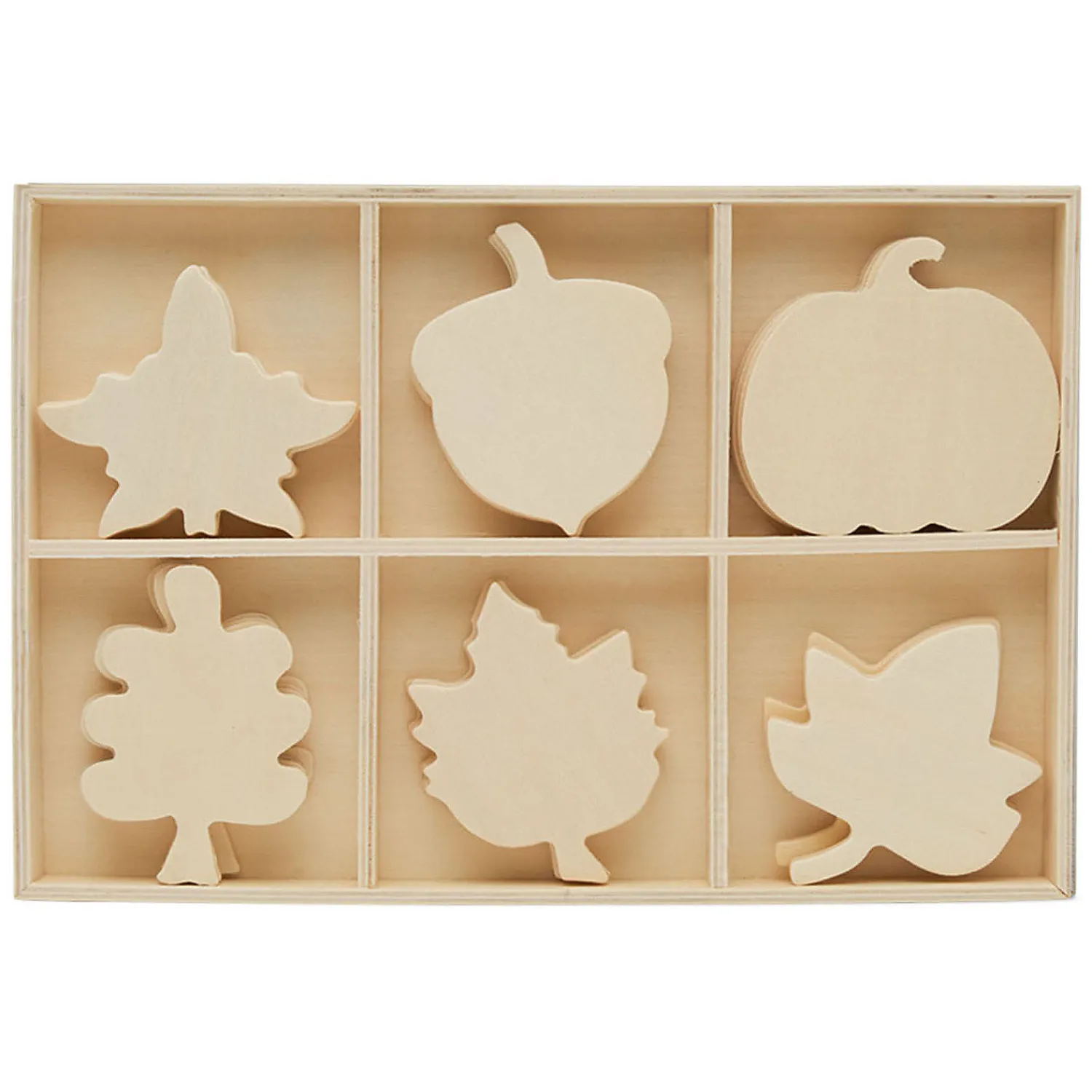 woodpeckers_crafts_diy_un_0-28.webp Oriental Trading Building Blocks*Woodpeckers Crafts, Diy Unfinished Wood Autumn Cutouts Tray, Pack Of 2