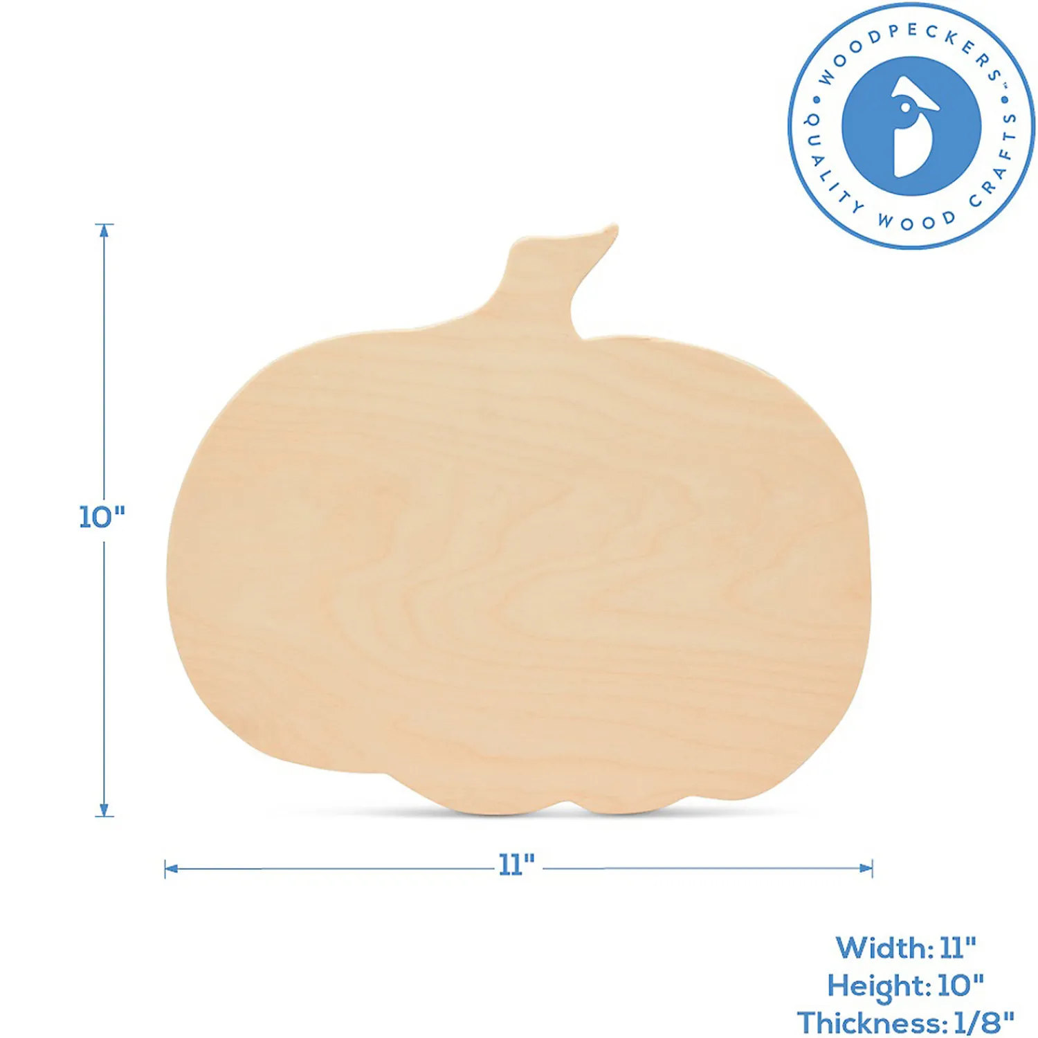 woodpeckers_crafts_diy_un_1-16.webp Woodpeckers Crafts, Diy Unfinished Wood 11" Pumpkin Cutout, Pack Of 3<Oriental Trading Flash Sale