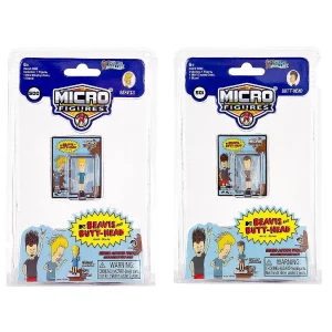 Oriental Trading Character Toys*Worlds Smallest Beavis And Butthead Micro Figure One Random