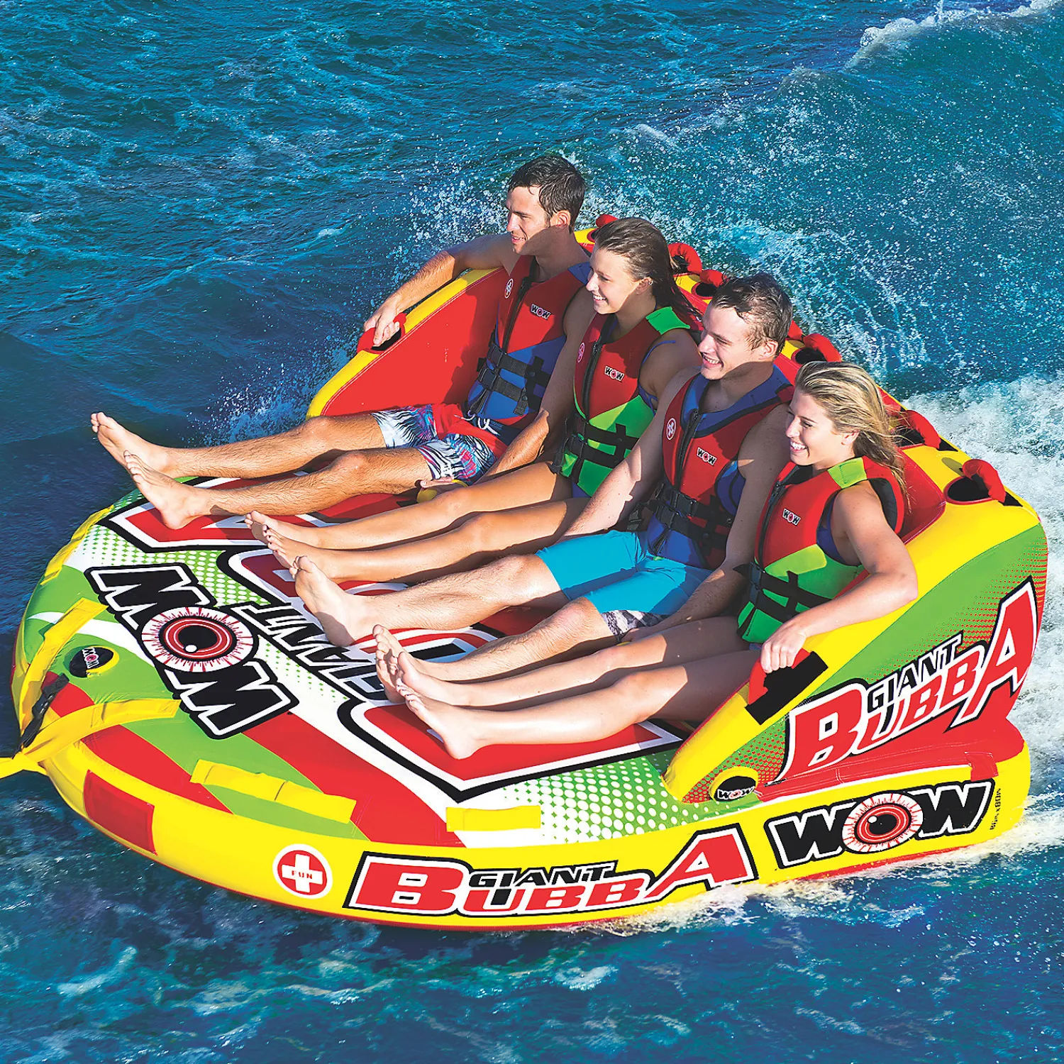 wow_giant_bubba_hi_vis__p_2.webp Wow Giant Bubba Hi Vis 1-4 Person Towable<Oriental Trading Discount