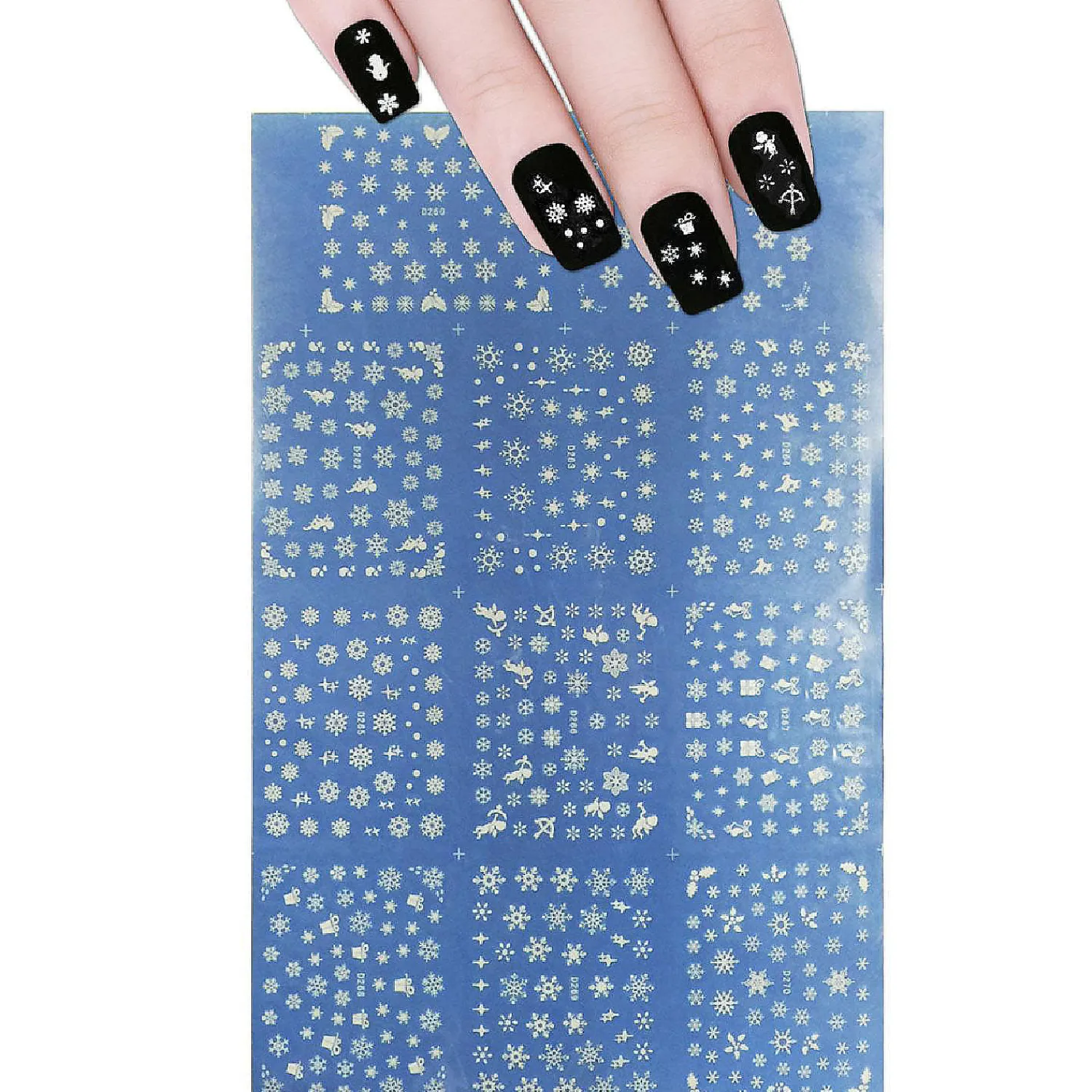 wrapables__snowflakes_wat_0.webp Oriental Trading Temporary Tattoos*Wrapables 500+ Snowflakes Water Slide Nail Art Nail Decals Snowflake Water Transfer Nail Decals