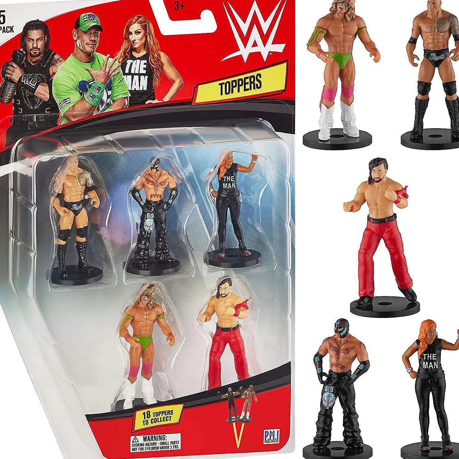 wwe_pencil_toppers_pk_nak_1.webp Oriental Trading Character Toys*Wwe Pencil Toppers 5Pk Nakamura Mysterio Rock Becky Lynch Ultimate Warrior Warrior Pmi International