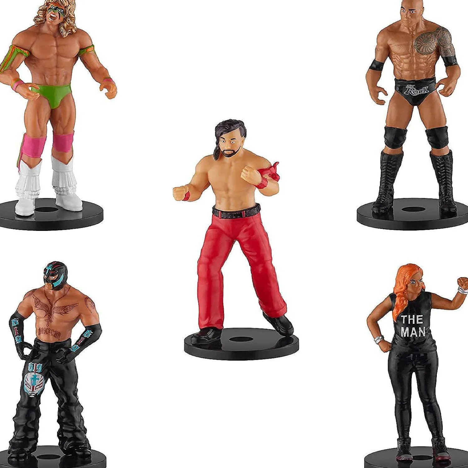 wwe_pencil_toppers_pk_nak_2.webp Oriental Trading Character Toys*Wwe Pencil Toppers 5Pk Nakamura Mysterio Rock Becky Lynch Ultimate Warrior Warrior Pmi International