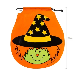 7 1/4" X 8 1/2" Bulk 72 Pc. Halloween Drawstring Goody Bags<Oriental Trading Fashion
