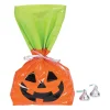 5" X 11 1/2" Bulk 50 Pc. Halloween Jack-O'-Lantern Cellophane Bags<Oriental Trading Store