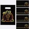 7" X 9 1/2" Bulk 50 Pc. Neon Christian Pumpkin Goody Bags<Oriental Trading Discount