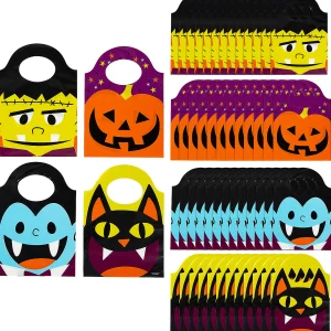 6 1/4" X 8 1/4" Bulk 50 Pc. Plastic Friendly Monster Halloween Goody Bags<Oriental Trading Clearance