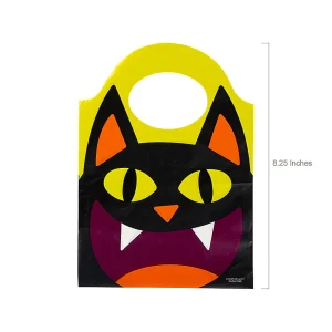 6 1/4" X 8 1/4" Bulk 50 Pc. Plastic Friendly Monster Halloween Goody Bags<Oriental Trading Clearance