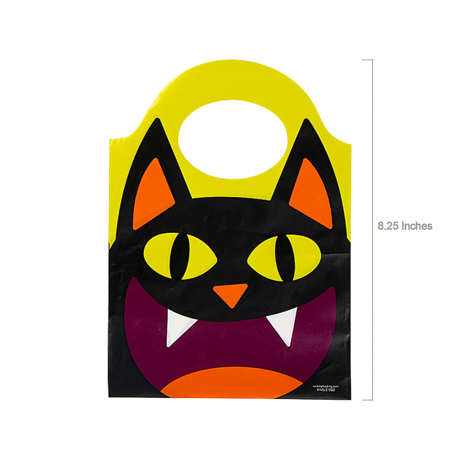 x___bulk__pc_plastic_fr_1.webp 6 1/4" X 8 1/4" Bulk 50 Pc. Plastic Friendly Monster Halloween Goody Bags<Oriental Trading Clearance