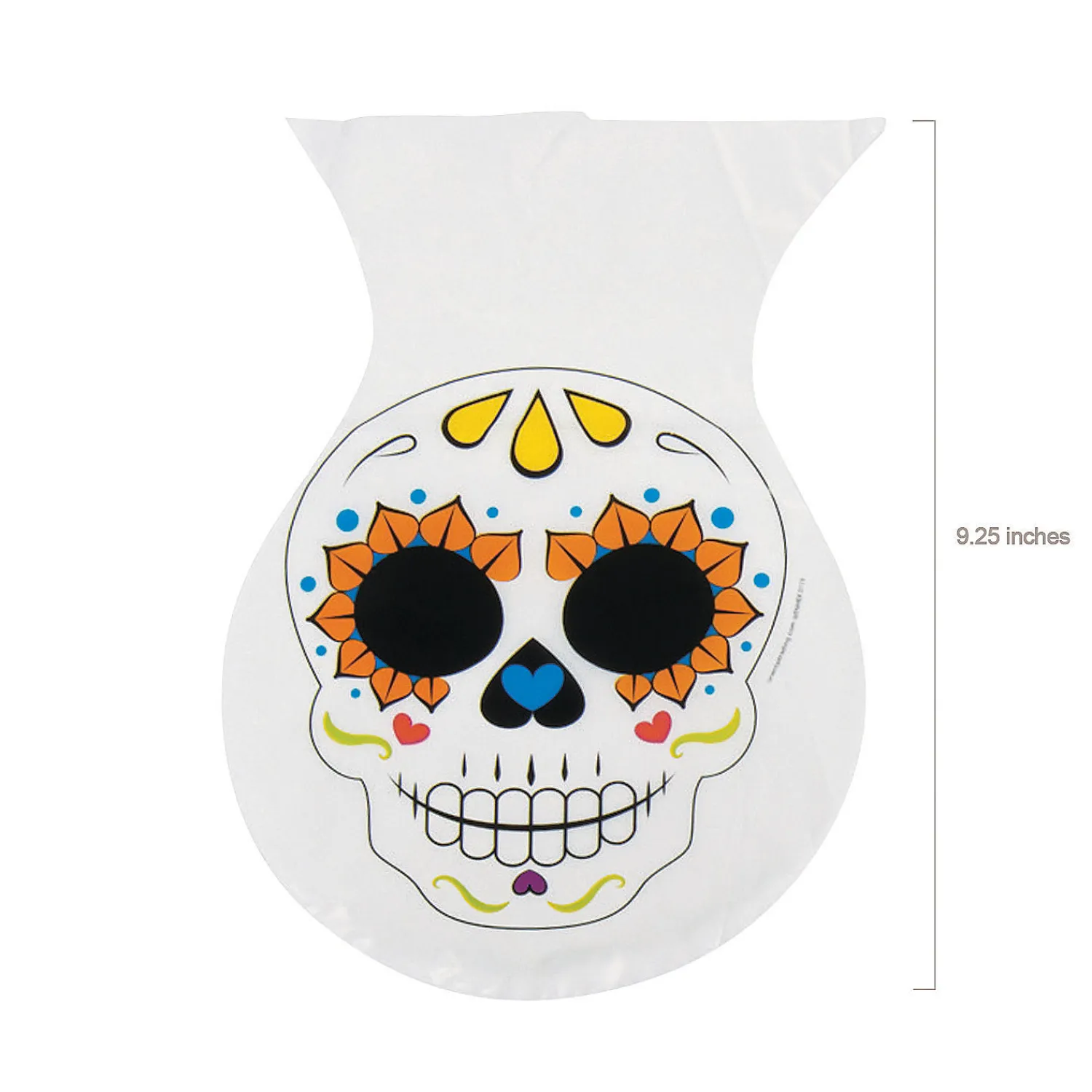 x___day_of_the_dead_cel_1-1.webp 6 3/4" X 9 1/4" Day Of The Dead Cellophane Bags - 12 Pc.<Oriental Trading Shop