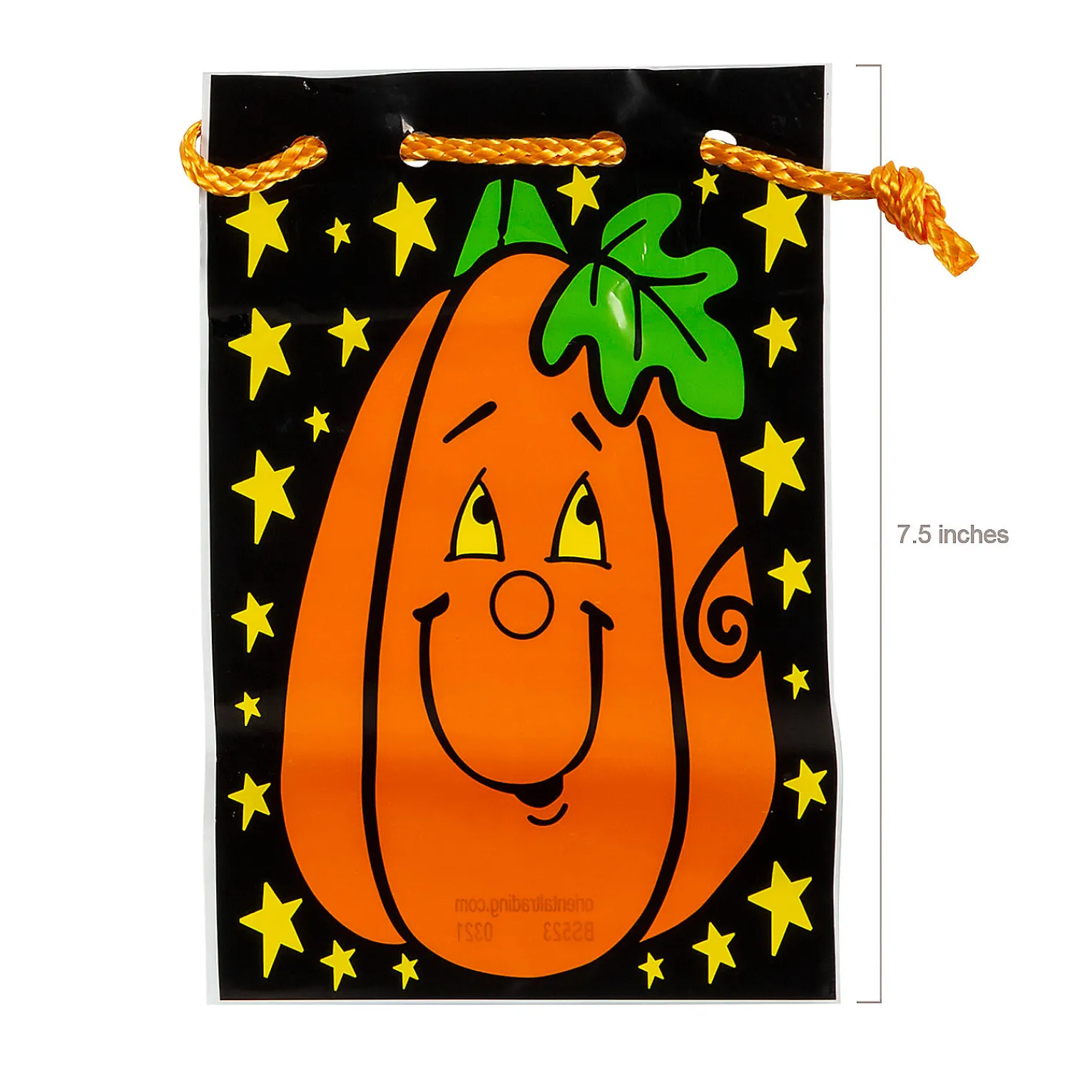 x___large_halloween_pla_1-1.webp 5 1/2" X 7 1/2" Large Halloween Plastic Drawstring Treat Bags - 36 Pc.<Oriental Trading Sale