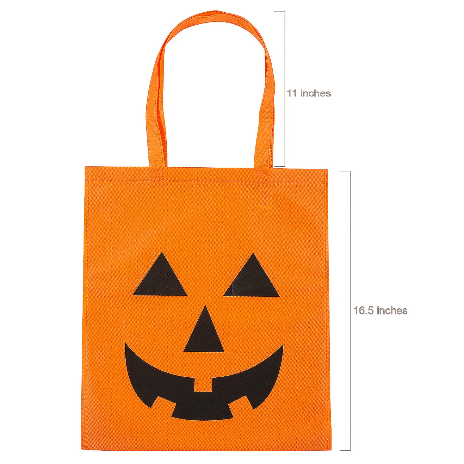 x___large_jackolantern_t_1-1.webp 15" X 16 1/2" Large Jack-O'-Lantern Tote Bags - 12 Pc.<Oriental Trading Cheap
