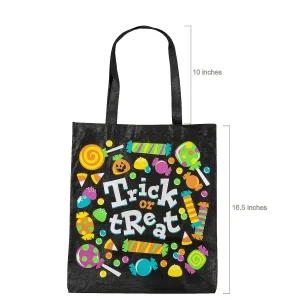15" X 16 1/2" Large Trick-Or-Treat Tote Bags - 12 Pc.<Oriental Trading Flash Sale