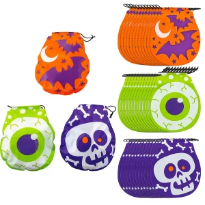 7" X 8 1/4" Small Halloween Drawstring Treat Bags - 36 Pc.<Oriental Trading Cheap
