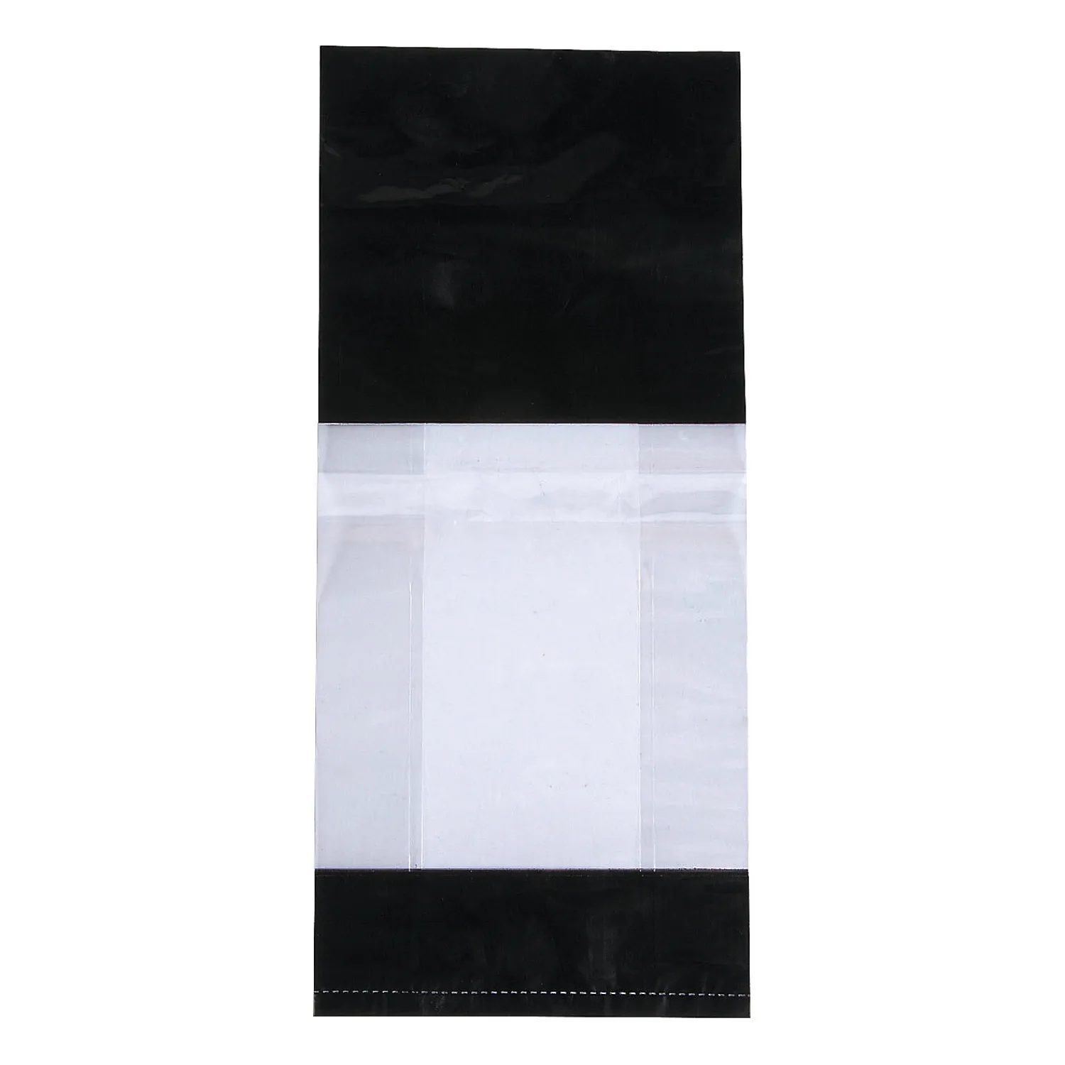 x___x__medium_metallic_b_2.webp 5" X 2 1/2" X 11" Medium Metallic Banded Cellophane Bags - 12 Pc.<Oriental Trading New
