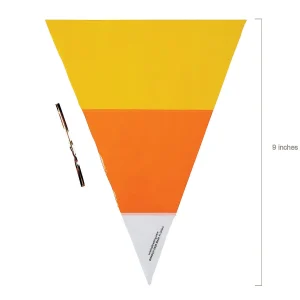 7" X 9" Bulk 50 Pc. Candy Corn-Shaped Cellophane Bags<Oriental Trading Best