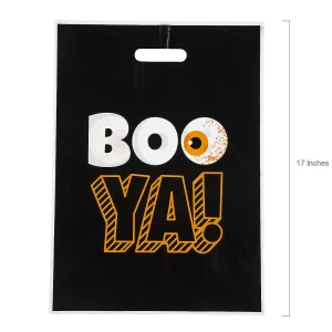 12-1/2" X 17" Bulk 50 Pc. Halloween Funny Sayings Trick-Or-Treat Plastic Goody Bags<Oriental Trading Outlet