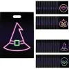 12 1/2" X 17" Bulk 100 Pc. Neon Halloween Plastic Goody Bags<Oriental Trading Hot