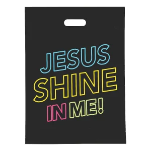 12 1/2" X 17" Bulk 50 Pc. Neon Religious Trick-Or-Treat Plastic Goody Bags<Oriental Trading Online