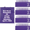 15" X 17" Bulk 144 Pc. Personalized Large Purple Nonwoven Tote Bags<Oriental Trading Cheap