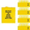 15" X 17" Bulk 144 Pc. Personalized Large Yellow Nonwoven Tote Bags<Oriental Trading Best