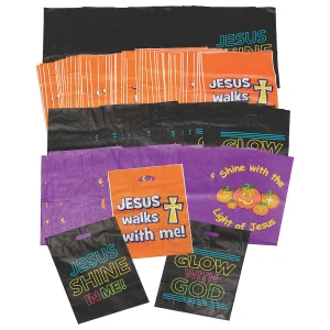 12 1/2" X 17" Bulk 250 Pc. Religious Halloween Plastic Goody Bag Assortment<Oriental Trading Flash Sale