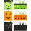 15" X 17" Large Halloween Character Faces Nonwoven Tote Bags - 12 Pc.<Oriental Trading Discount