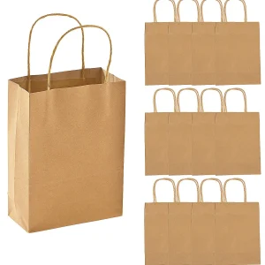 6 1/2" X 9" Medium Kraft Paper Gift Bags - 12 Pc.<Oriental Trading Fashion