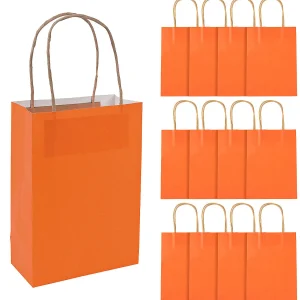6 1/2" X 9" Medium Kraft Paper Gift Bags - 12 Pc.<Oriental Trading Flash Sale