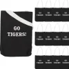 10" X 12" Personalized Medium Black Canvas Tote Bags - 12 Pc.<Oriental Trading Online