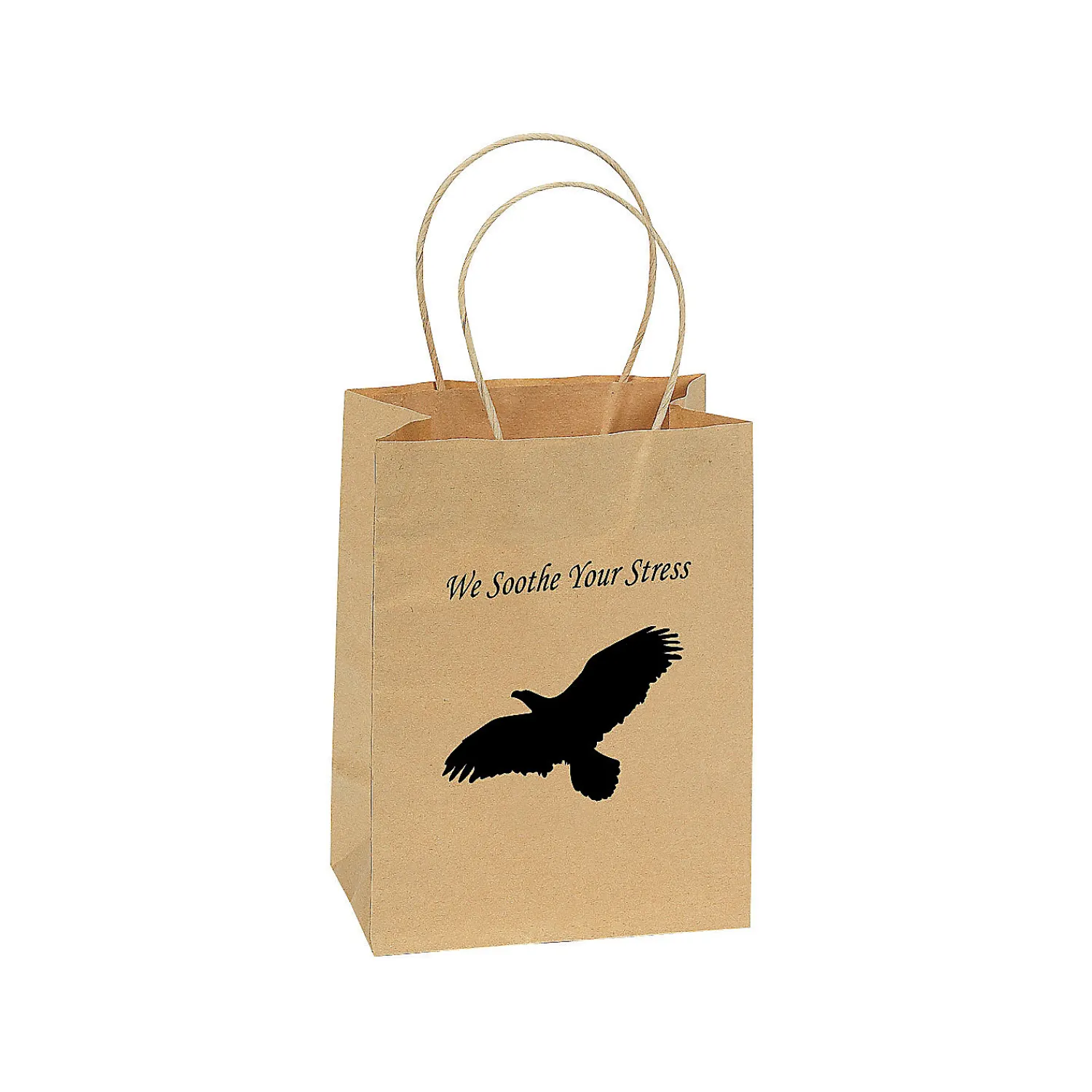 x__x___small_brown_kraf_3.webp 4 1/2" X 2" X 5 3/4" Small Brown Kraft Paper Gift Bags - 12 Pc.<Oriental Trading Cheap