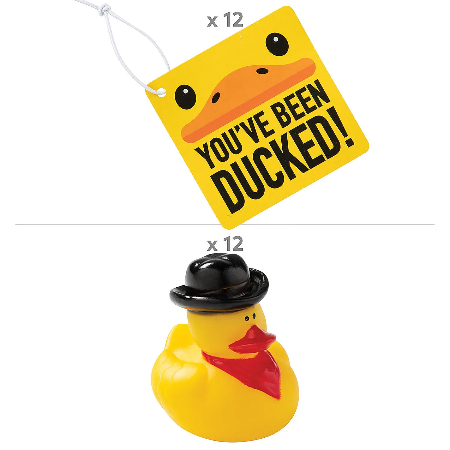 youve_been_ducked_cowboy__1.webp Oriental Trading Rubber Duckies*You'Ve Been Ducked Cowboy Kit For 12