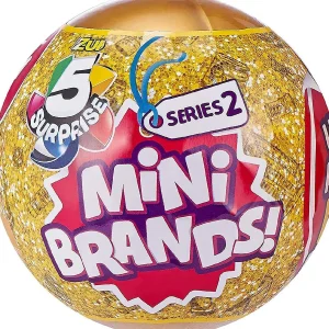 Oriental Trading Character Toys*Zuru 5 Surprise Mini Brands Mystery Capsule Series 2 5 Random Mini Toys